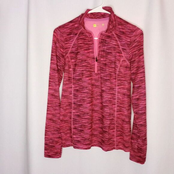 Xersion Tops - ⭐ Xersion Women's Athletic Semi Fit Pullover Quarter Zip Top Thumbholes Small